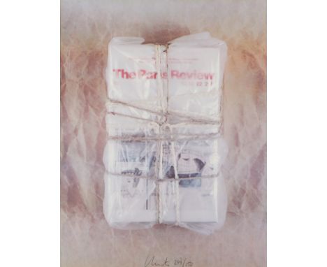 Christo (American/Bulgarian, 1935-2020). Lithograph on paper titled "The Paris Review," 1982. Pencil signed and numbered 244/