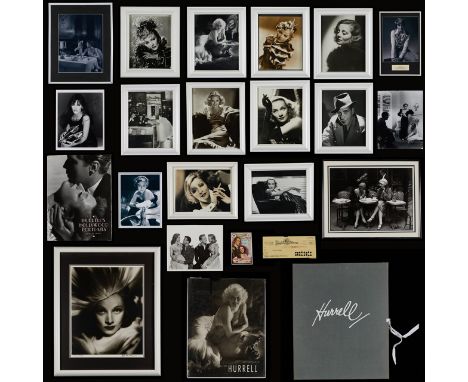 George Hurrell (American, 1904-1992). A large group of nineteen headshot photographs depicting celebrities and models such as