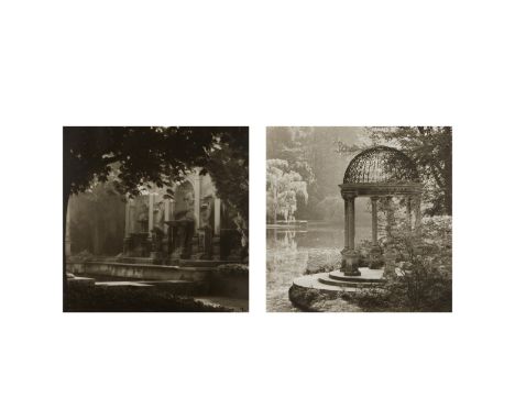 Lynn Geesaman (American, b. 1938). Group of two photographs from the "Longwood Garden" series. Silver gelatin prints. Each in