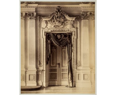 Deutschland - - Bieber, Richard. Festsaal Kriegsministerium Barock (Deckelschild). 24 Original-Photographien von Stuckarbeite