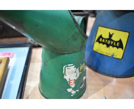 An advertising oil jug for BP