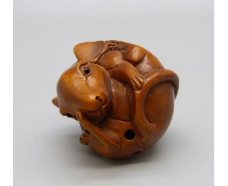 A netsuke 