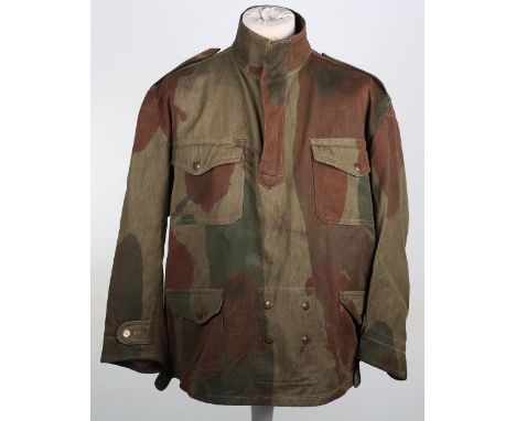 Denison smock Period made from Airborne Sleeping Bag, Denison smock made from the camouflage material of a WW2 airborne sleep