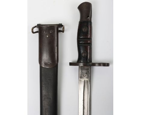 WW1 US Army P17 Bayonet, Good original example of a first war US P17 bayonet and scabbard. Manufactured by Remington with the