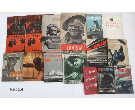 WW2 British HMSO Wartime Booklets and Magazines, A good large collection of original WW2 period Stationery Office official bo