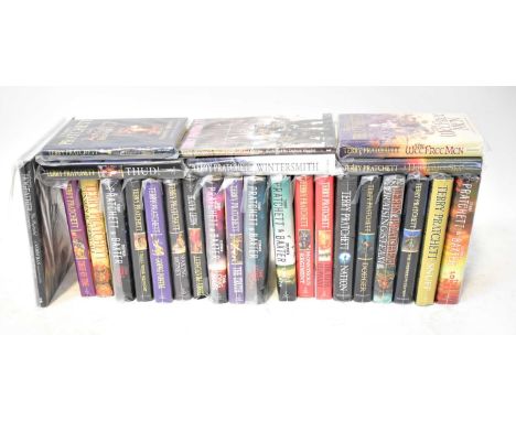TERRY PRATCHETT; a quantity of hardback books, to include 'Thud!', 'Dodger', 'Raising Steam', 'Snuff', 'Wee Free Men', 'A Hat