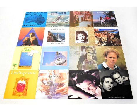 A quantity of LPs, to include John Lennon &amp; Yoko Ono 'Double Fantasy', Wings 'London Town', Madonna 'Like a Prayer', Dire