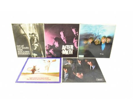 THE ROLLING STONES; five albums comprising 'Rolling Stones No. 2', matrix no. 1A 1A, 'Between the Buttons', matrix no. 4A 4A,