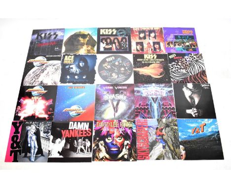 HEAVY METAL &amp; ROCK; a quantity of LPs and 12" singles, to include Ozzy Osbourne 'The Ultimate Sin', Kiss 'God Gave Rock &