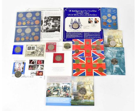 Various collectible coinage to include two Coins of Great Britain packs, a State of Jersey Official 1981 currency set, two pr