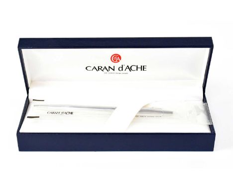 PATEK PHILIPPE; a branded Caran d'Ache ballpoint pen, in original box.