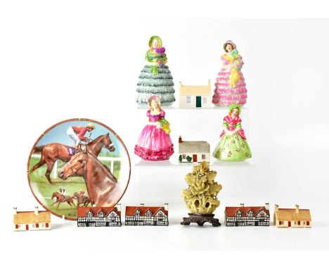 W. H. GOSS; six model houses comprising 'Shakespeare's House' (x3), a 'First and Last House in England' (af), 'Robert Burns' 