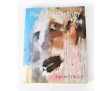 PAUL MCCARTNEY; a copy of 'Paintings', signed to title page, together with a set of four postcards of McCartney paintings.Con