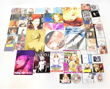 MADONNA; a quantity of ephemera relating to the artist, to include a copy of the 'Sex' book in original foil outer sleeve wit