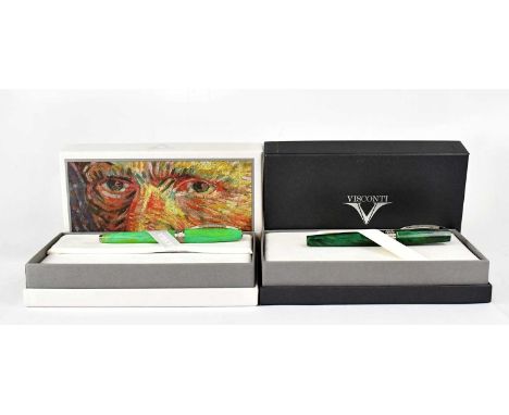 VISCONTI; a 'Van Gogh' fountain pen, in presentation case, and a Visconti 'Mirage' fountain pen, in presentation box (2).