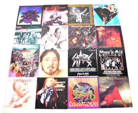 ROCK; a quantity of LPs and 12" singles, to include Kiss 'Dynasty', 'Lick it Up', 'Creatures of the Night', 'Killers', 'The E