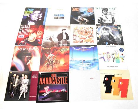A quantity of vinyl LPs to include Peter Cetera 'Solitude/Solitaire', Gerry Rafferty 'North and South', Ozzy Osbourne 'Bark a