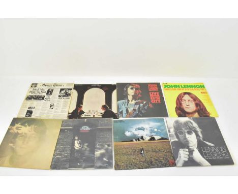 JOHN LENNON &amp; YOKO ONO; a quantity of records comprising the Plastic Ono Band 'Some Time in New York City', double album 
