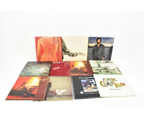 ERIC CLAPTON; ten albums comprising 'Backless' (x 2), '461 Ocean Boulevard', 'Another Ticket', 'Money and Cigarettes', 'No Re