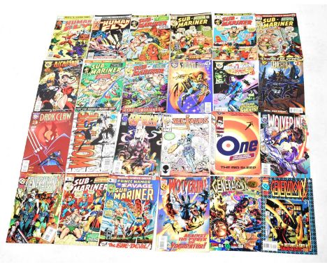 MARVEL COMICS; a large quantity of 1970s-2000s comics, to include 'The Eternals', 'The Human Fly', 'Warlock', 'War of the Wor