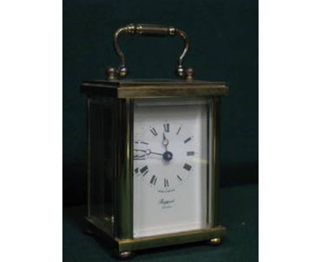 VINTAGE BRASS CARRIAGE CLOCK 