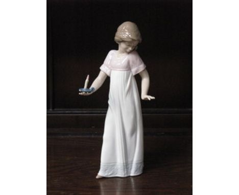 NAO GLAZED CERAMIC FIGURE, APPROXIMATELY 26cm HIGH 