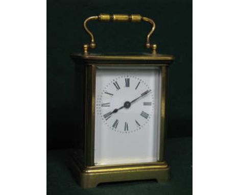 VINTAGE BRASS CARRIAGE CLOCK 