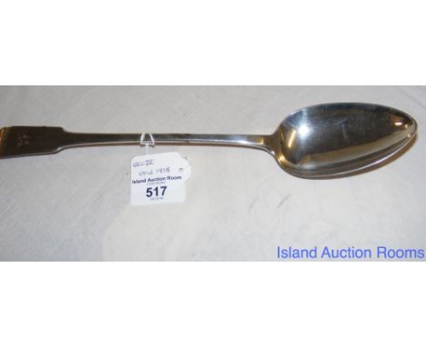 A George III silver basting spoon - Edinburgh 1818