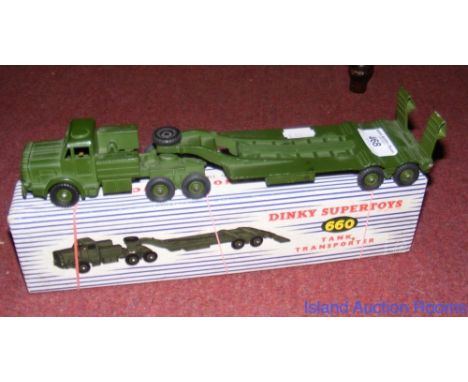 A boxed Dinky Supertoys - 660 - Tank Transporter