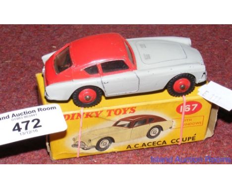 A boxed Dinky Toys - 167 - A.C. Aceca Coupe