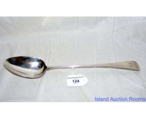 A George III silver basting spoon by George Wintle - London 1806