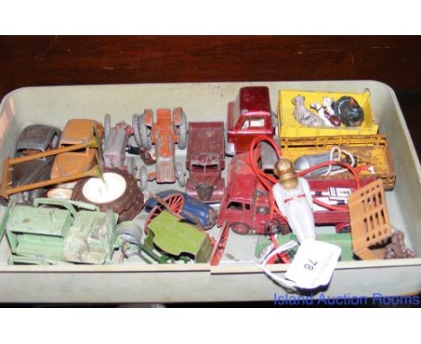 Early Chad Valley and other die-cast vehicles