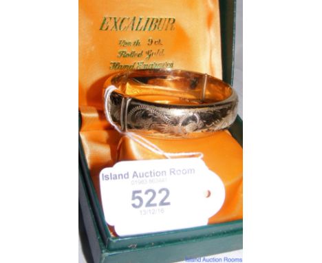 A bangle in presentation case
