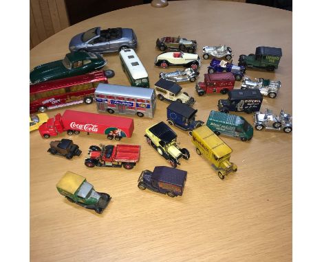 A Lot of vintage Matchbox and Lesney car models 
