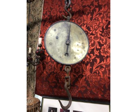 Antique Salter butchers scales No.20 Salter trade spring balance. 