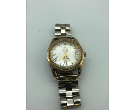A Vintage Titoni Airmaster Rotomatic 25 jewel Gents watch in a working condition. 