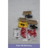 Eleven Cine Parts to include 1x Red Large 19mm Rod Package with 3x 10mm, 3x 13mm, 3x 2 Cable, 5x Lar