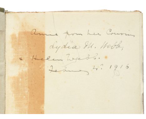 YEATS,&nbsp; W B&nbsp; POEMS SECOND SERIES,&nbsp;Stratford on Avon 1913, new edition, portrait frontispiece, signed, inscribe