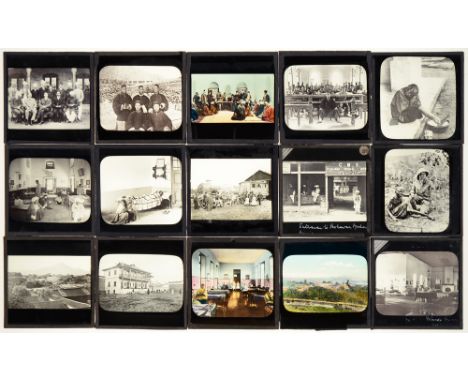 CHINA.&nbsp; &nbsp;CHURCH MISSIONARY SOCIETY MAGIC LANTERN SLIDES, C1895-1900&nbsp;&nbsp;including Hing Hwa [Hinghwa] Hospita