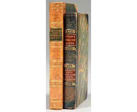 BYRON, GEORGE GORDON LORD ENGLISH BARDS AND SCOTCH REVIEWERS A SATIRE&nbsp;Paris 1819 and London 1828,3rd edition, Laxton lib