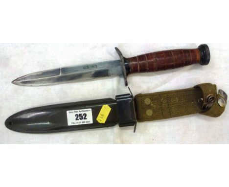 M3 FIGHTING KNIFE IN M8A1 SCABBARD