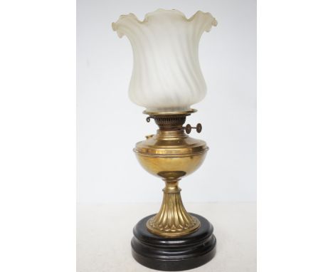Original Edwardian oil lamp