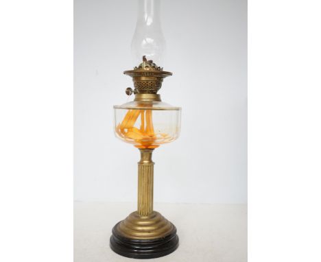 Original Edwardian oil lamp