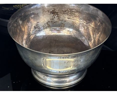 Paul Revere reproduction silver bowl Lunt silver Weight 175g 