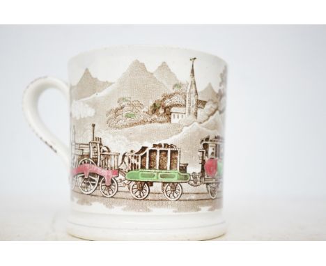 1847-53 Hampson & Broadhurst railway mug