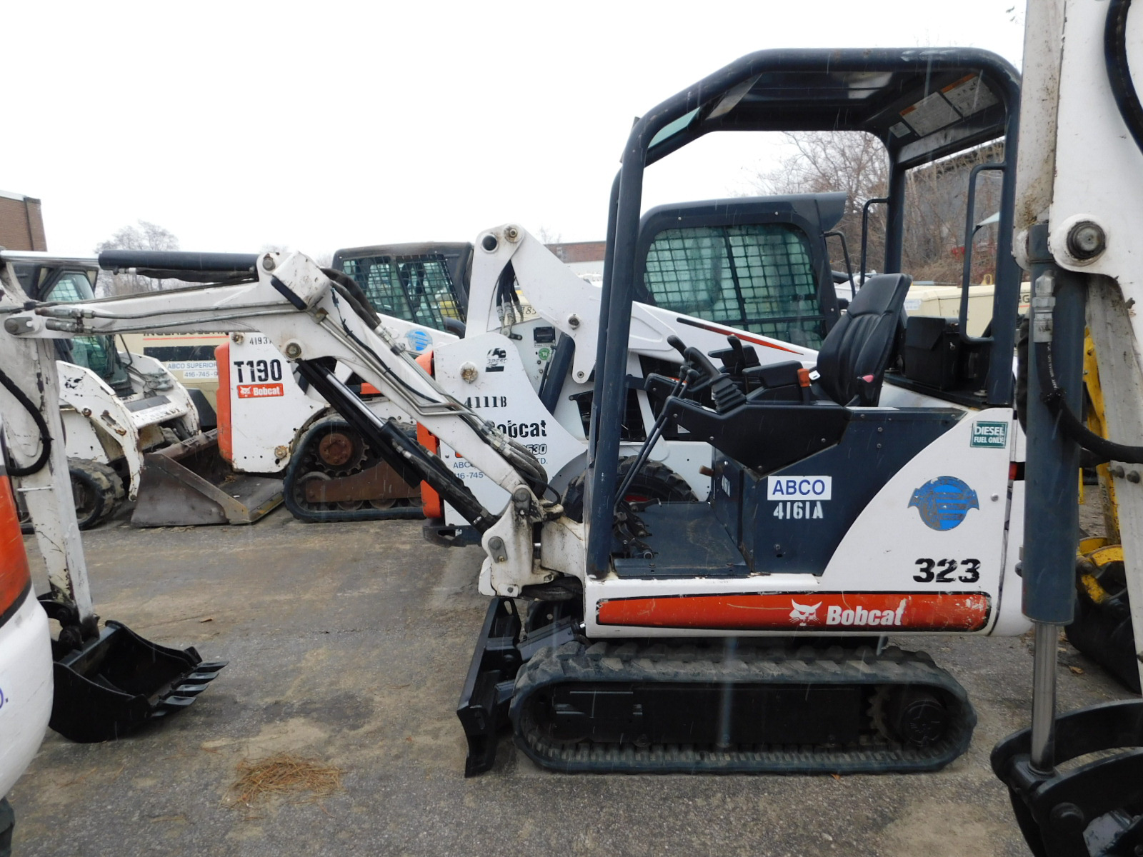 { Choice of lots 227 } BOBCAT (2008) 323J COMPACT EXCAVATOR WITH