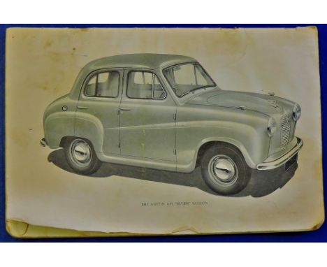 The Austin A30 "Seven" Saloon Maintenance Instructions booklet, a scarce catalogue manual for the Austin. Used condition.