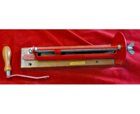 Tobacco Shredder  Complete with handle.  Instructions and screws for fixing to bench top.  Made in Birmingham 16 circa 1950. 