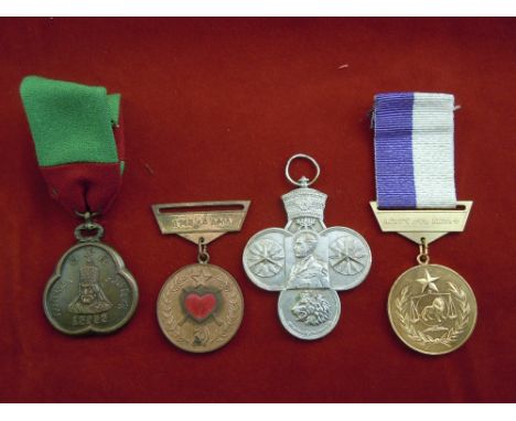 Ethiopian medals - Ethiopian Distinguished Military Medal of Haile Selassie I and bar, by Maplin & Webb Ltd of London, Ethiop