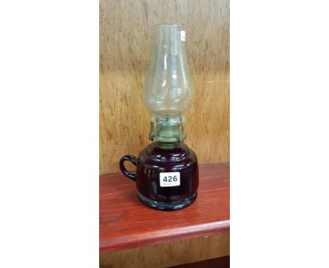 ANTIQUE FINGER LAMP